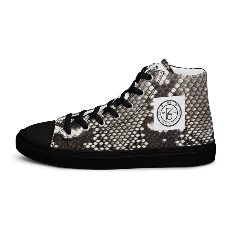 DzThreaDz. TFY Men’s high top canvas shoes