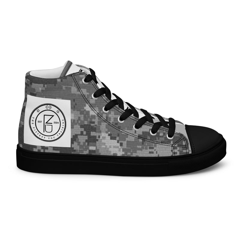 DzThreaDz. TFY camo Men’s high top canvas shoes