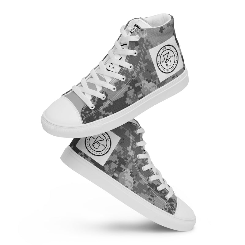 DzThreaDz. TFY camo Men’s high top canvas shoes