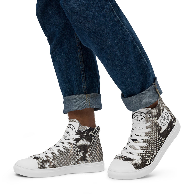 DzThreaDz. TFY Men’s high top canvas shoes