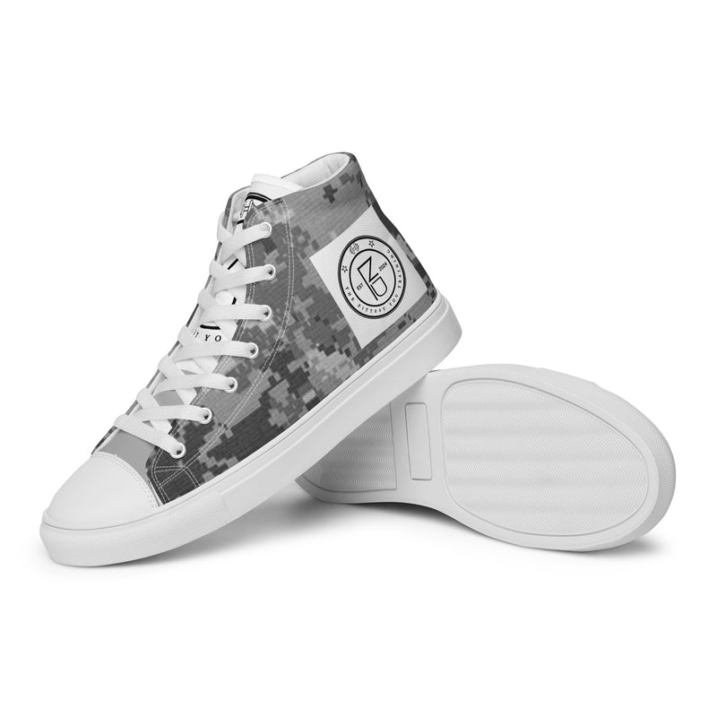 DzThreaDz. TFY camo Men’s high top canvas shoes