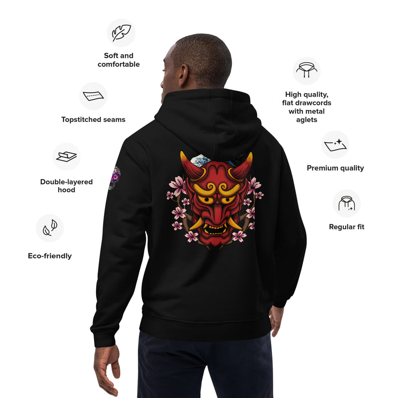 DzThreaDz. Japanese Mask Premium eco hoodie