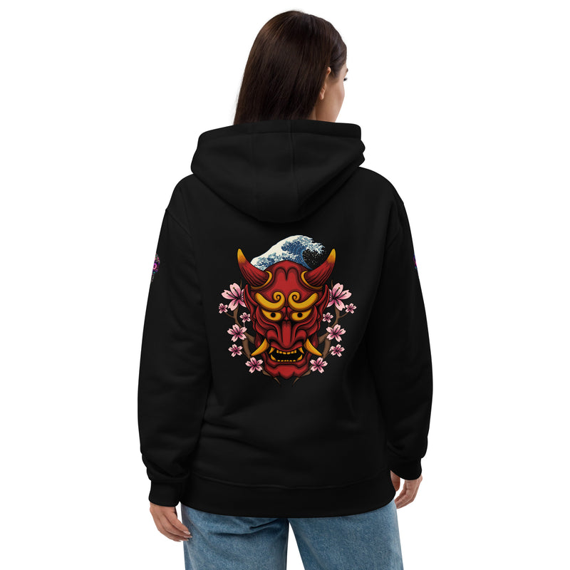 DzThreaDz. Japanese Mask Premium eco hoodie