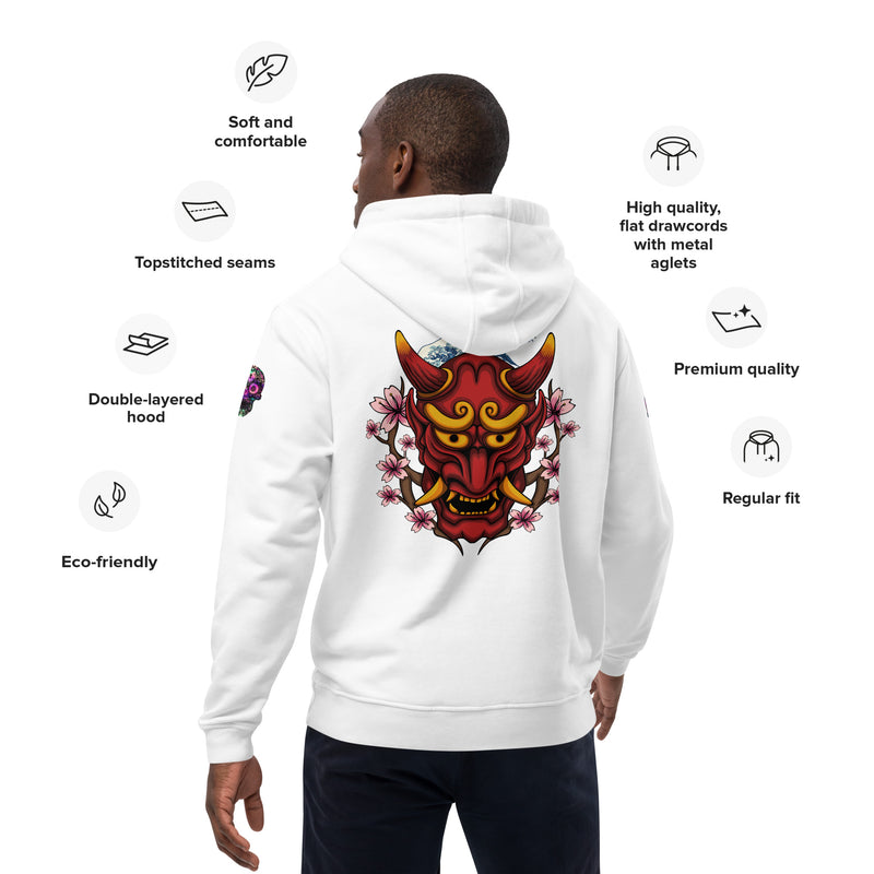 DzThreaDz. Japanese Mask Premium eco hoodie