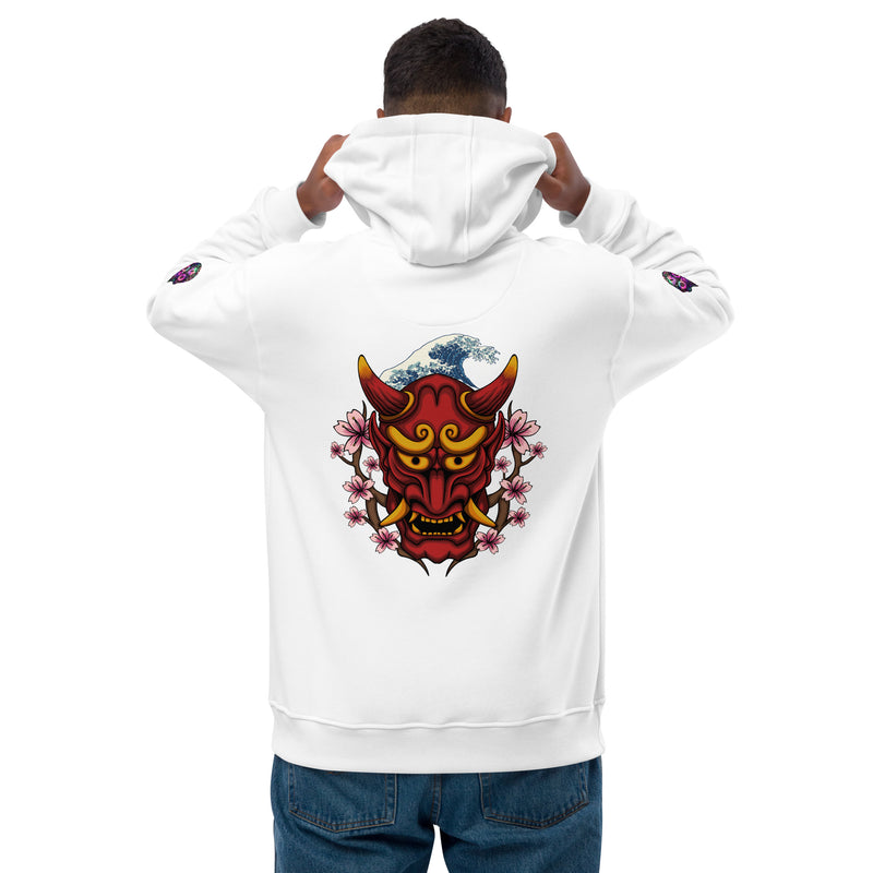 DzThreaDz. Japanese Mask Premium eco hoodie