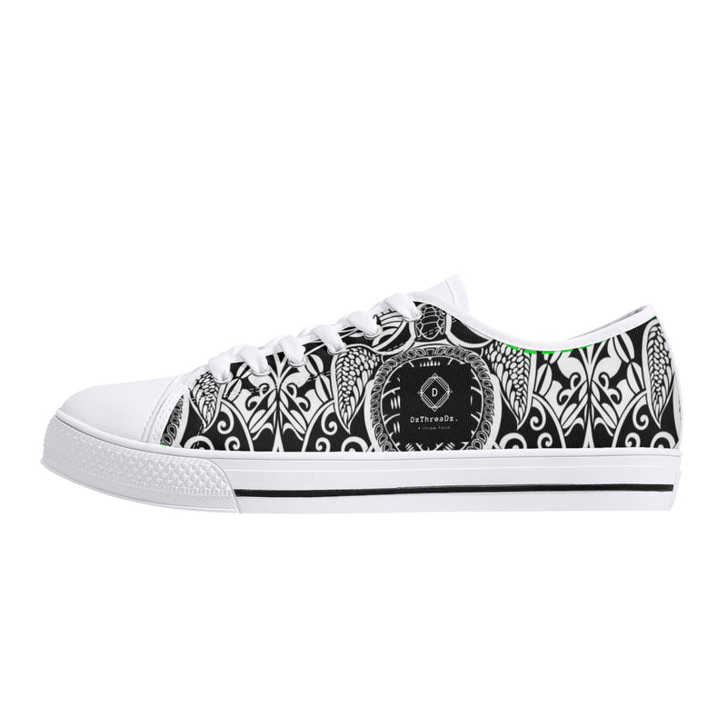 DzThreaDz. Polonesian Men's Low Top Canvas Shoes