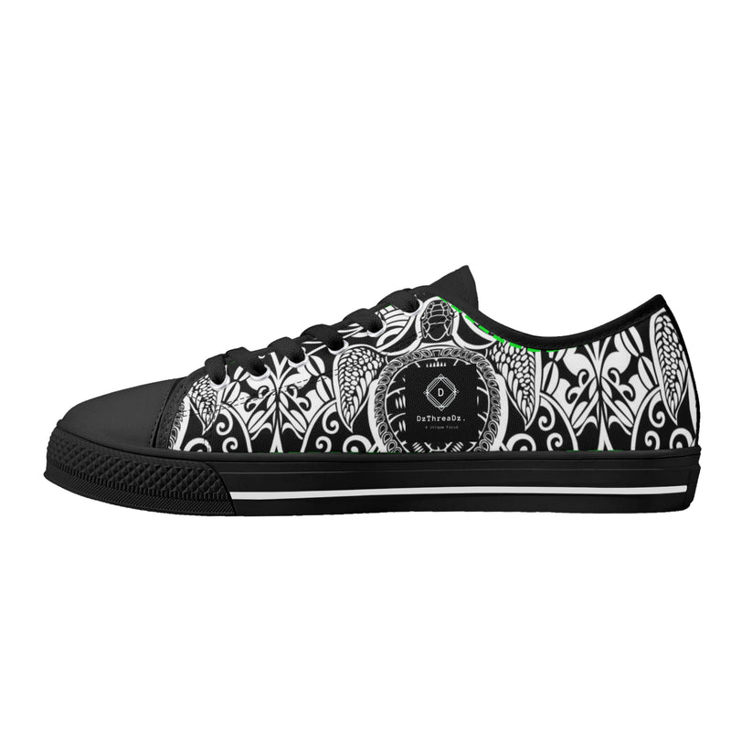 DzThreaDz. Polonesian Men's Low Top Canvas Shoes