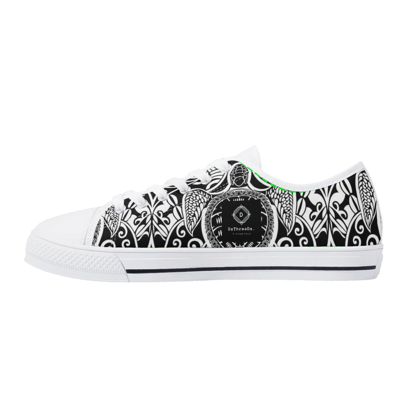 DzThreaDz. Polonesian Men's Low Top Canvas Shoes