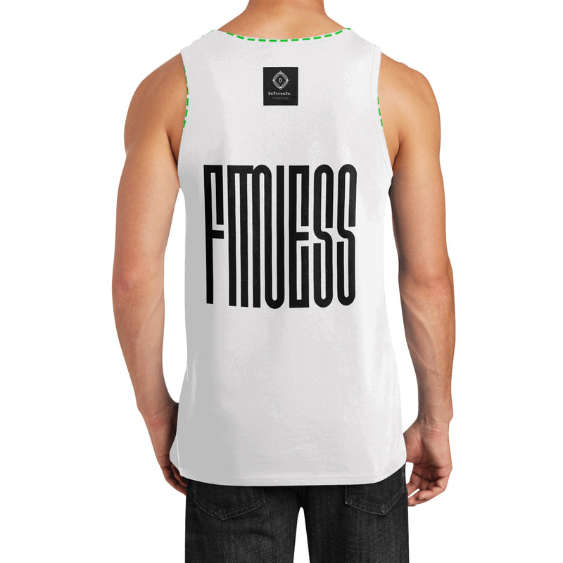 DzThreaDz. Fitness Print Vest Shirt