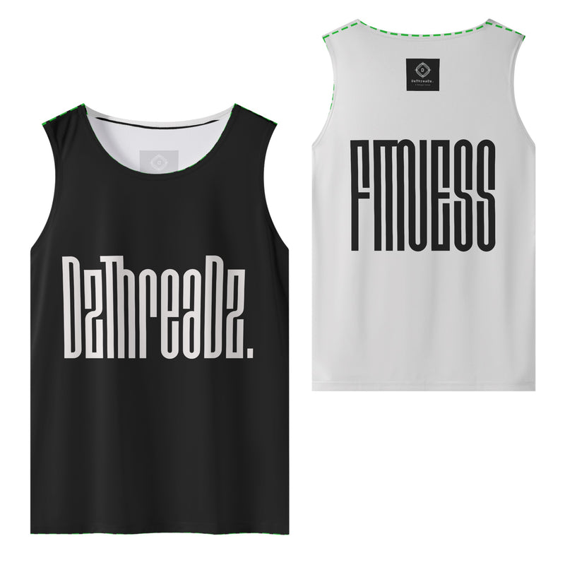 DzThreaDz. Fitness Print Vest Shirt