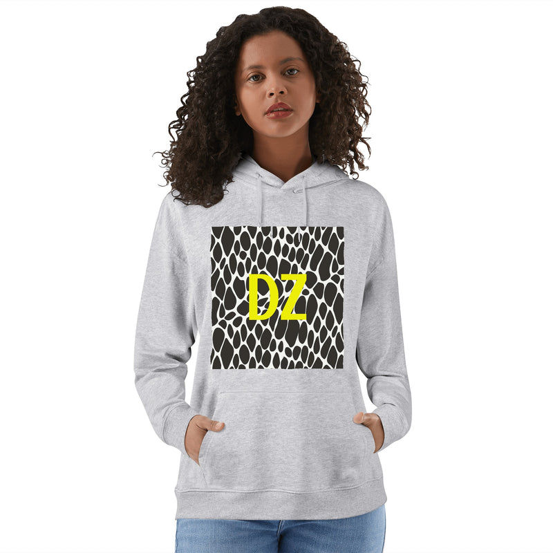 DzThreaDz. Front & Back Printing Adult Cotton Hoodie