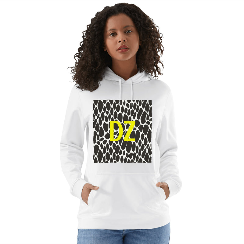 DzThreaDz. Front & Back Printing Adult Cotton Hoodie