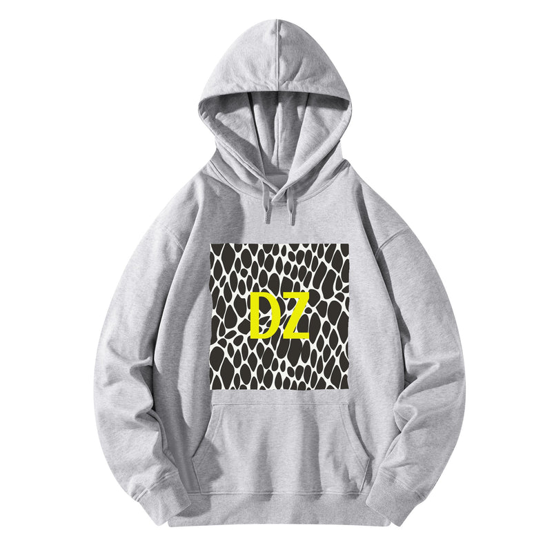 DzThreaDz. Front & Back Printing Adult Cotton Hoodie