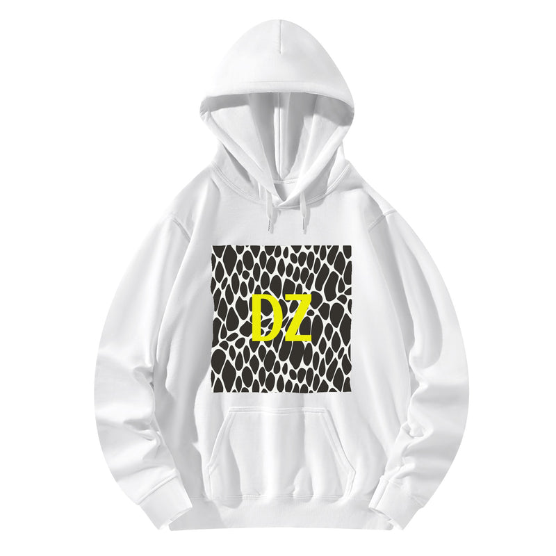 DzThreaDz. Front & Back Printing Adult Cotton Hoodie