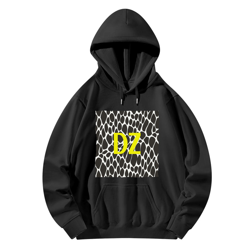 DzThreaDz. Front & Back Printing Adult Cotton Hoodie