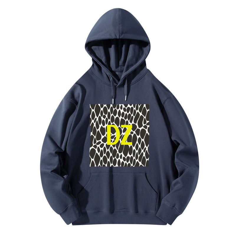 DzThreaDz. Front & Back Printing Adult Cotton Hoodie