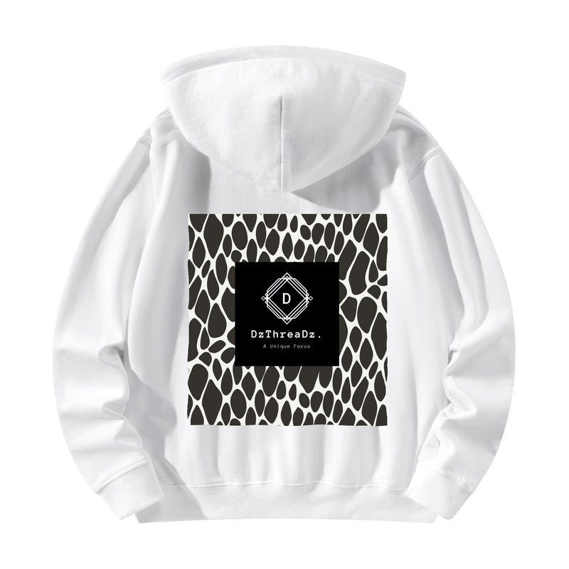 DzThreaDz. Front & Back Printing Adult Cotton Hoodie