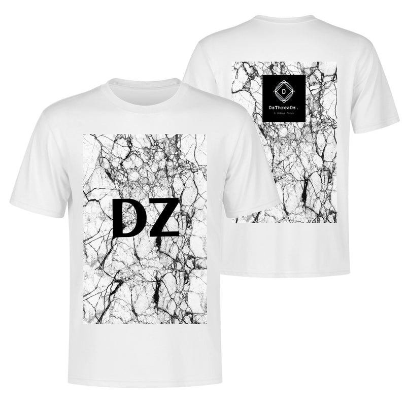 DzThreaDz.Men's Cotton Front Back Printing T Shirt