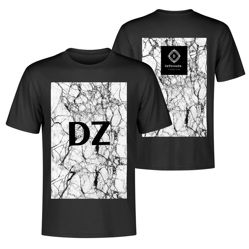 DzThreaDz.Men's Cotton Front Back Printing T Shirt