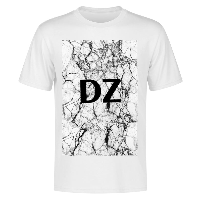 DzThreaDz.Men's Cotton Front Back Printing T Shirt