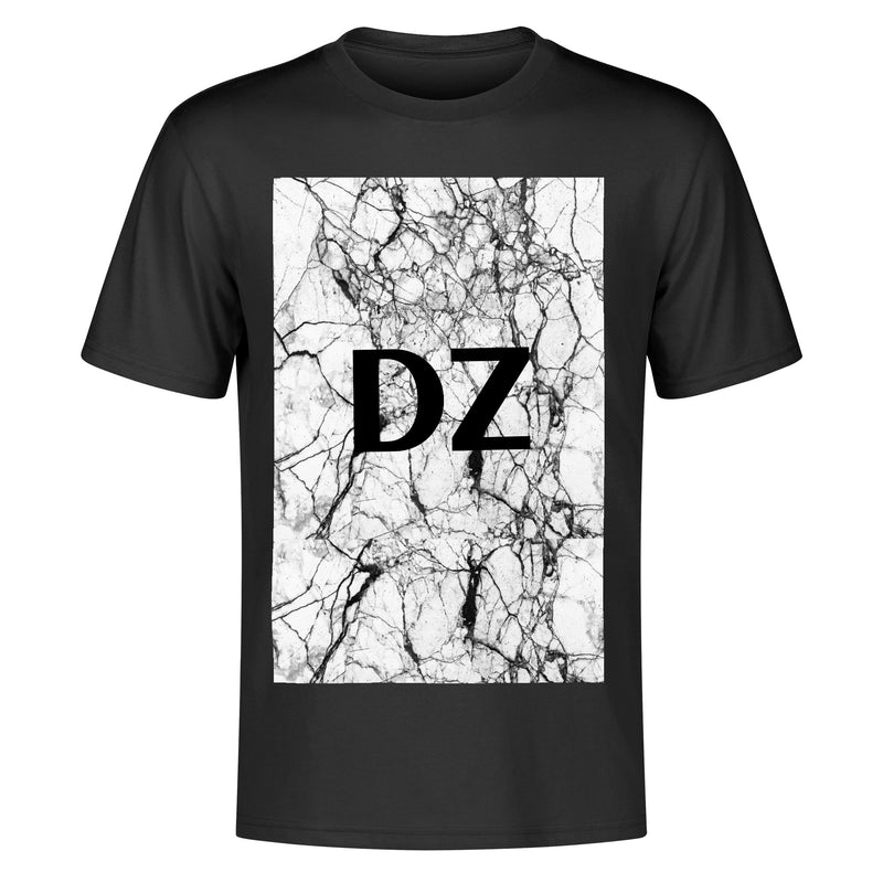 DzThreaDz.Men's Cotton Front Back Printing T Shirt