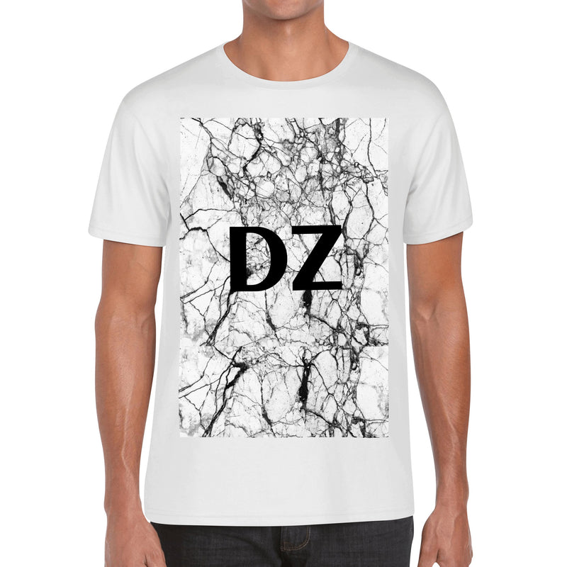 DzThreaDz.Men's Cotton Front Back Printing T Shirt