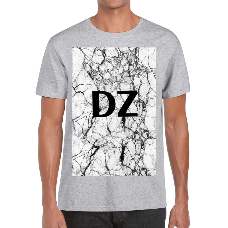 DzThreaDz.Men's Cotton Front Back Printing T Shirt