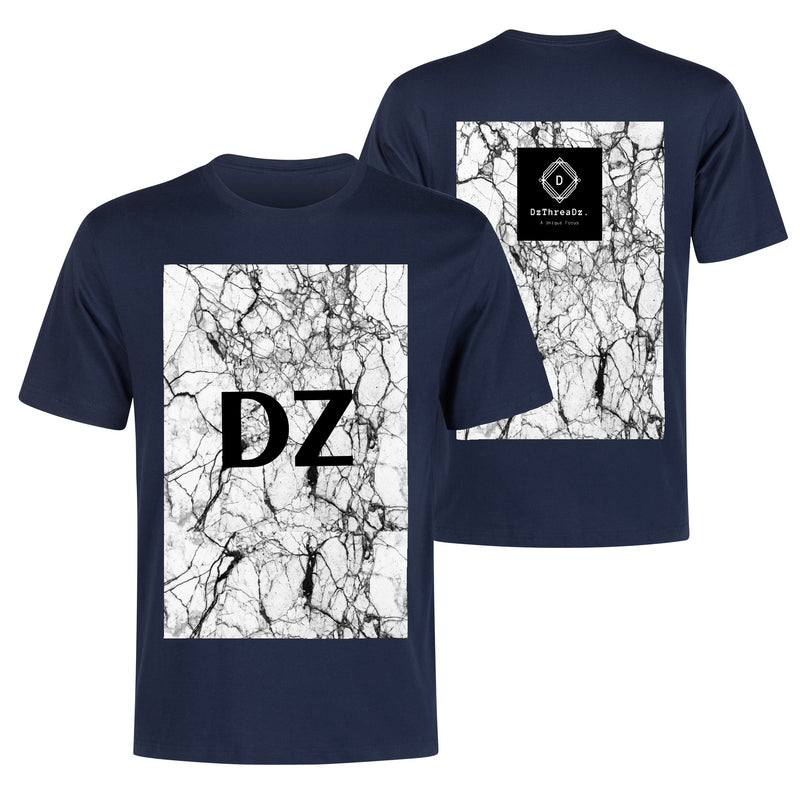 DzThreaDz.Men's Cotton Front Back Printing T Shirt