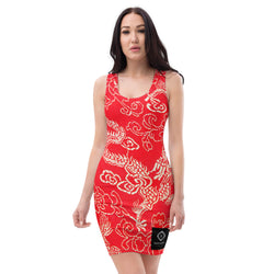 DzThreaDz. Asian Print Sublimation Cut & Sew Dress