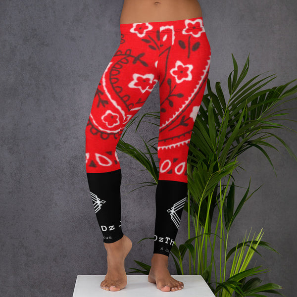 DzThreaDz. Red Bandana Leggings