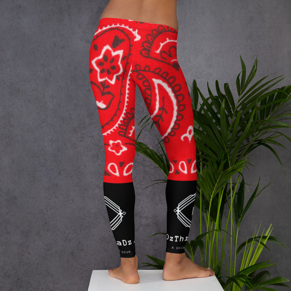 DzThreaDz. Red Bandana Leggings