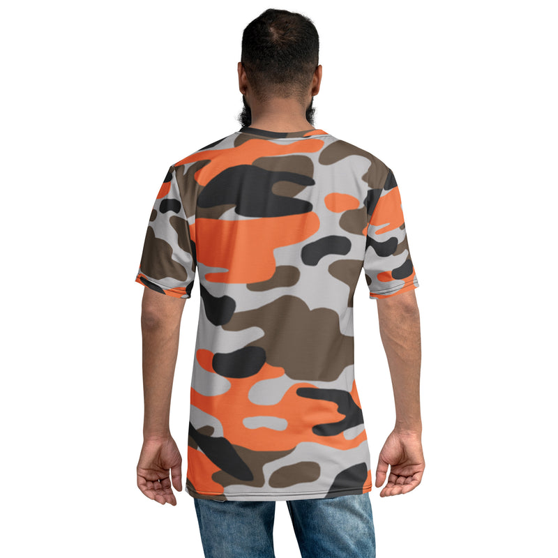 DzThreaDz. Orange Camo Men's t-shirt