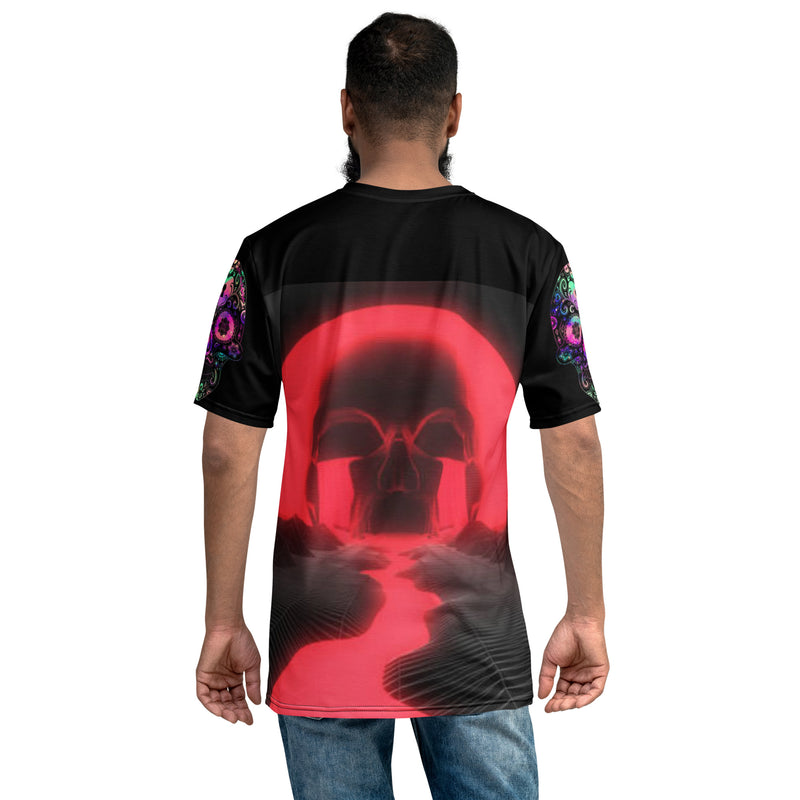 DzThreaDz. Red Skull Men's t-shirt