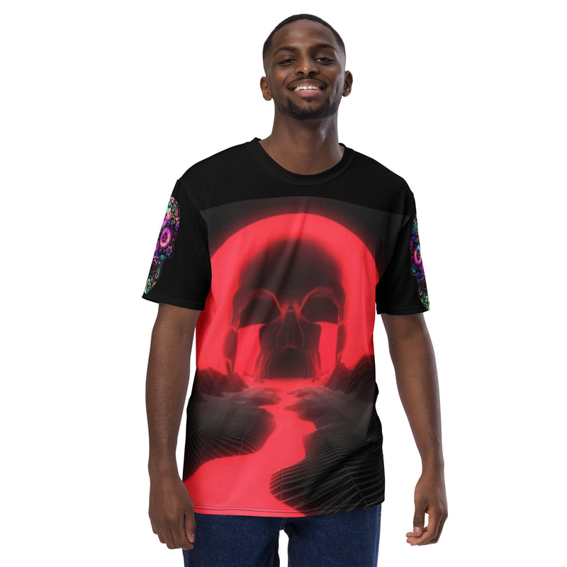 DzThreaDz. Red Skull Men's t-shirt