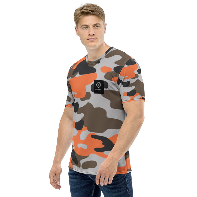 DzThreaDz. Orange Camo Men's t-shirt