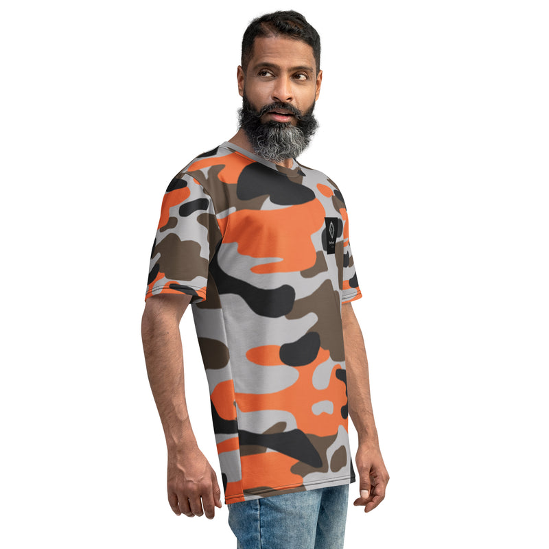 DzThreaDz. Orange Camo Men's t-shirt