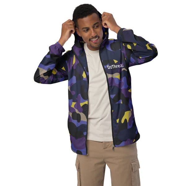 DzThreaDz. Purple Camo Men’s windbreaker