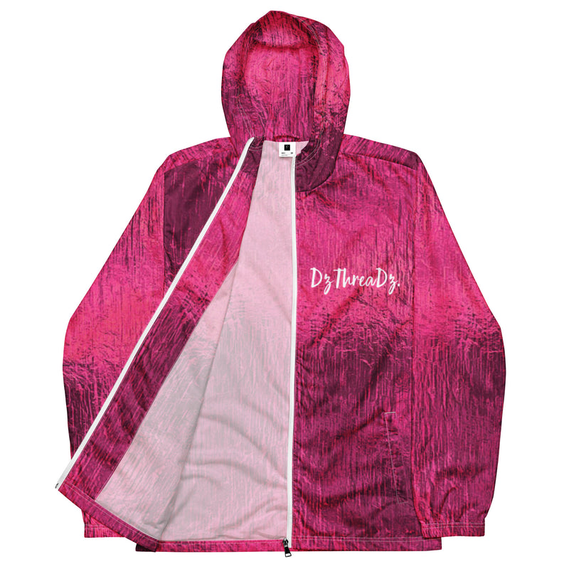 DzThreaDz. Hot Pink Unisex windbreaker