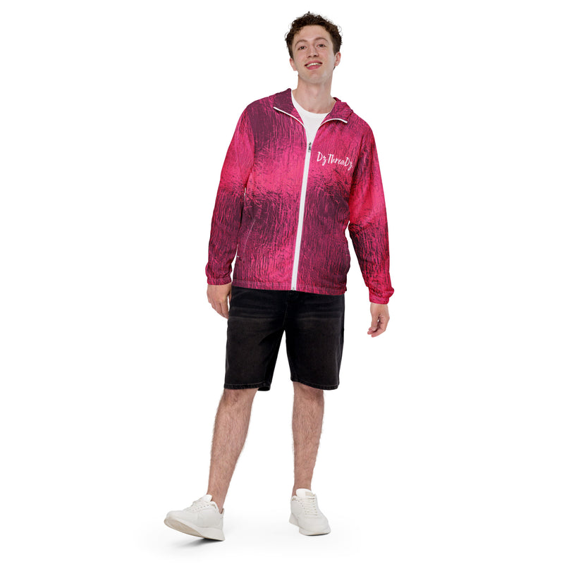 DzThreaDz. Hot Pink Unisex windbreaker