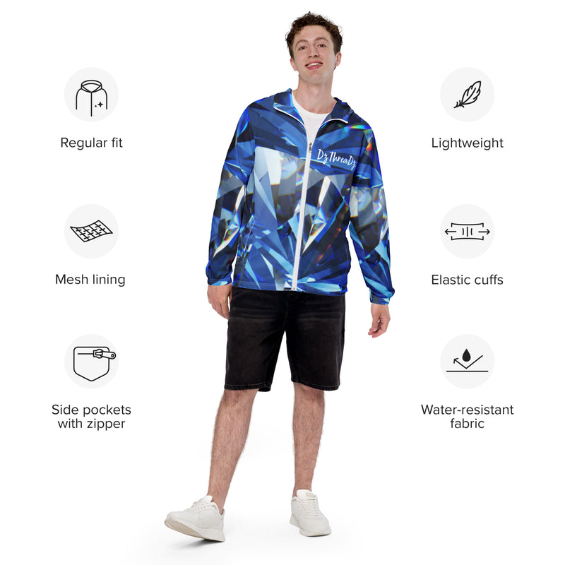 DzThreaDz. Diamond Print Men’s windbreaker