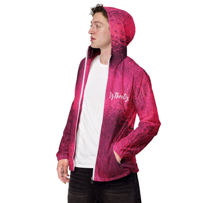 DzThreaDz. Hot Pink Unisex windbreaker