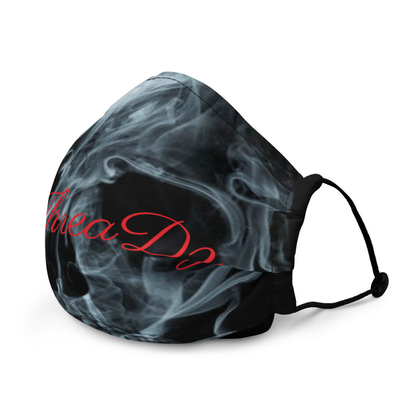 DzThreaDz. Smoke Skull Premium face mask