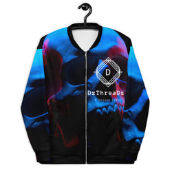 DzThreaDz. Street Wear Skull Premium Unisex Bomber Jacket