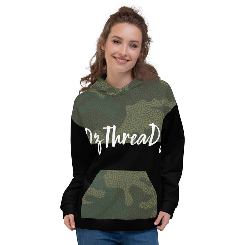 DzThreaDz. Camo Unisex Hoodie