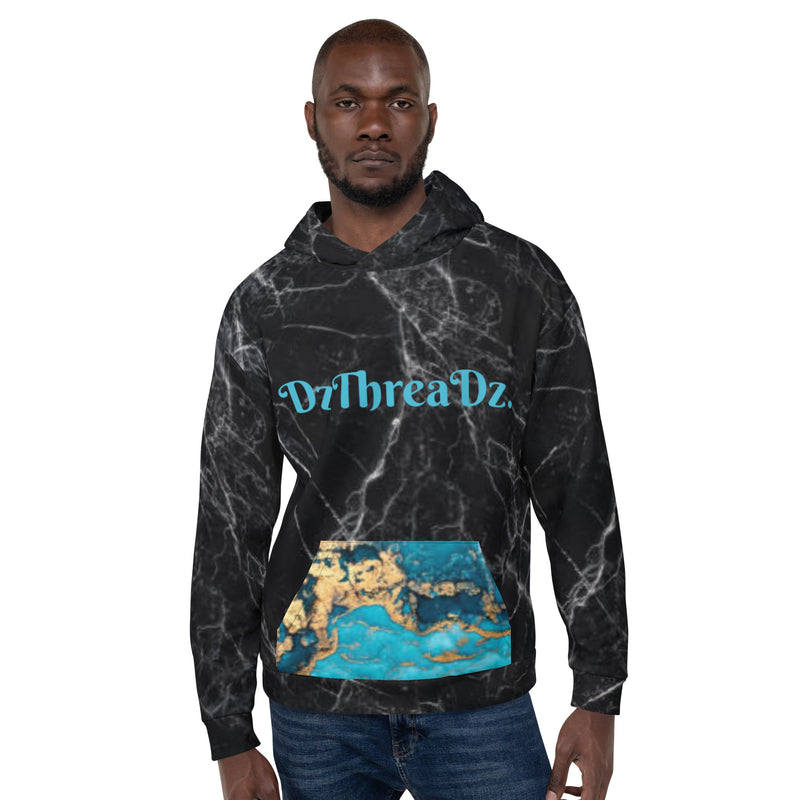 DzThreaDz. Marble Unisex Hoodie