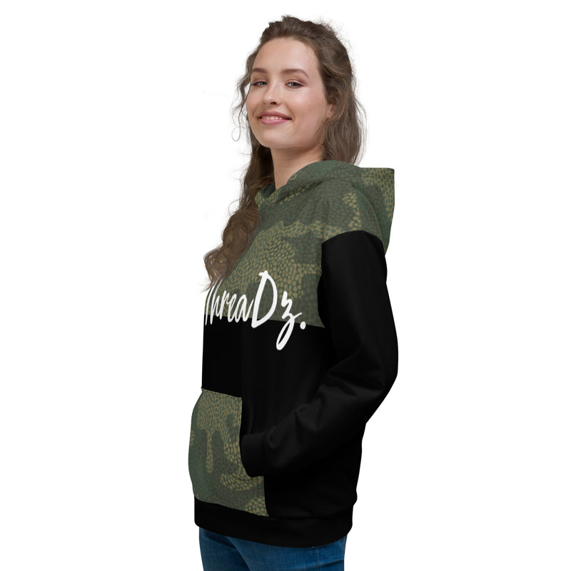 DzThreaDz. Camo Unisex Hoodie