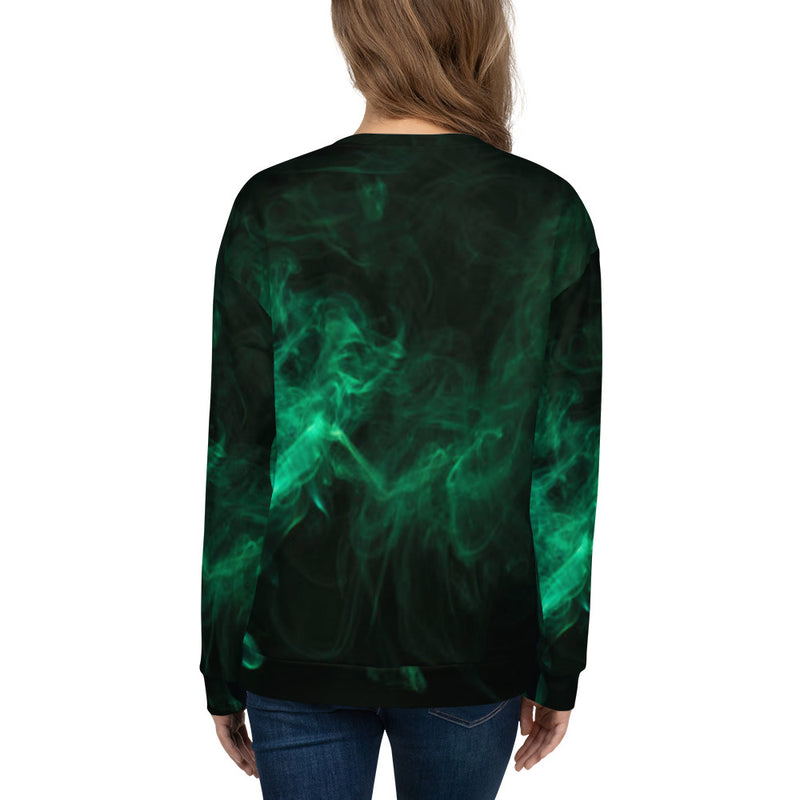 DzThreaDz. Green Haze Unisex Sweatshirt