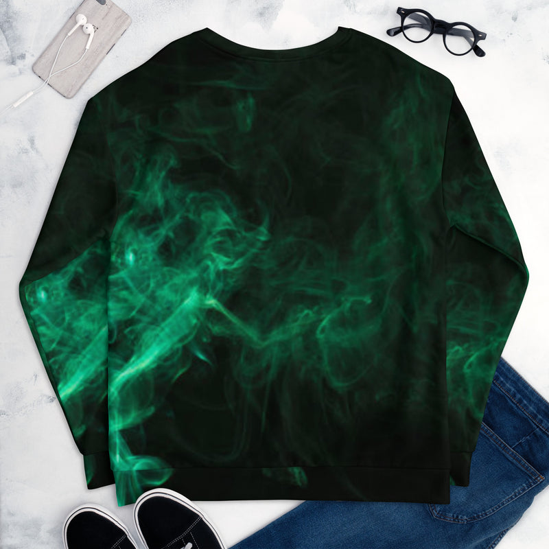 DzThreaDz. Green Haze Unisex Sweatshirt