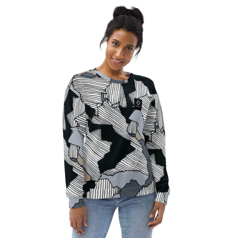 DzThreaDz. Rock Camo Unisex Sweatshirt