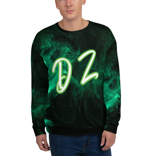 DzThreaDz. Green Haze Unisex Sweatshirt